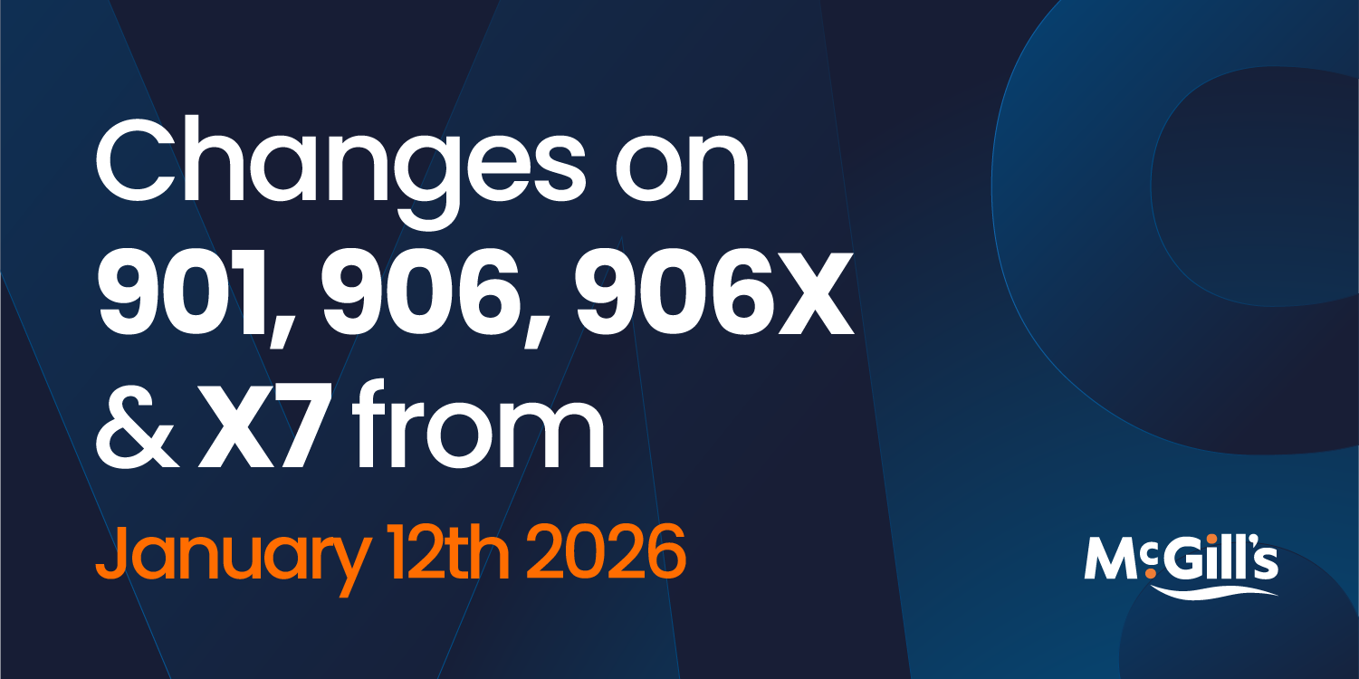 Timetable and Stop Changes to Clyde Flyer and X7 Services - McGill's Buses
