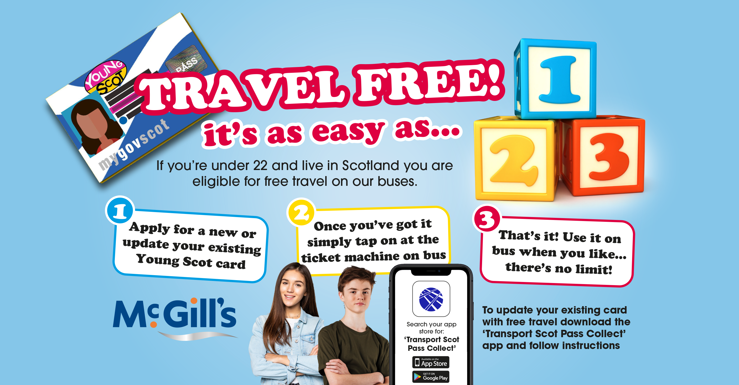 free travel under 16